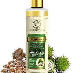 Khadi Natural Cold Pressed Castor Oil | Castor Oil for Healthy Hair | Cold Pressed Oil for Skin & Hair | Oil for Healthy Hair | Mineral Oil & Silicone-Free | Suitable for All Skin & Hair Types| 210 ml-image-20