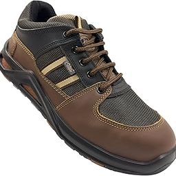 Allen Cooper ACL 3686 Safety Shoe | Heat Resistant upto 300°C, 200J Steel Toe Cap, Anti-Skid, Heat, Water & Oil Resistant, Popcorn Tech | Size 08 INDIA/UK-image-24