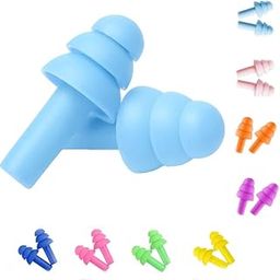 Reusable Silicone Earplugs, 8 Pairs of Noise Reduction Ear Plugs, Suitable for Sleeping, Swimming, Snoring, Concerts, Airplanes, Travel, Work, Noisy Places-10