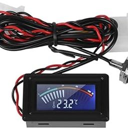LCD Digital Thermometer, Water Cooling for PC Pointer Display Thermometer Temperature Sensor Probe with Waterproof Sensor Probe Temperature Sensor-image-82