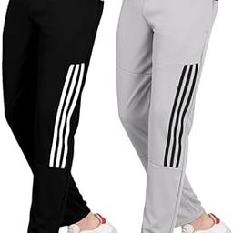 Men's Regular Fit Track Pants Combo Pack of 2 | Sports Wear with Pockets | Elastic Waist & Drawstring | Lightweight Gym, Running, Jogging, and Casual Trackpants for Boys-9