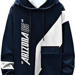 Printed Mens Fullsleeve Hooded Neck Black and Grey Cottonblend Slim Fit T-Shirt-image-5