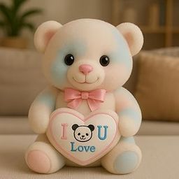 Softie Cute Rainbow Teddy Bear with Heart | Colorful Plush Cuddly Stuffed Bear | Soft and Huggable for Kids, Loved Ones, or Special Occasions | Ideal for Birthdays, Holidays (Pack of 1)-image-32