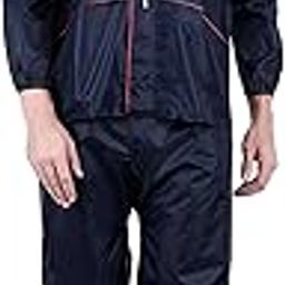 Stylish Raincoat Mens Bidding Design Rainwear Waterproof Rainsuit with Pant Style (Suitable for L,XL Size)-27