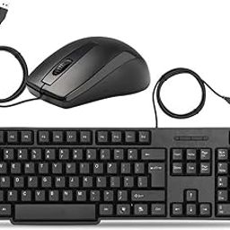 Mophonics Wired K20 Keyboard and Wired Mouse Combo Set-4