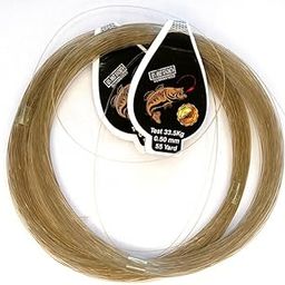 Fox Club Gold Dia.-0.50mm Length-50meter Each Bunch of Pack, Breaking Strength-33.5kg Monofilament Fishing line (Fox Gold-0.50mm-Brown (Pack of 2))-picture-14