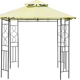 7 Star DECOR 8x8 ft Premium Charlotte Gazebo Tent Waterproof UV Protected Outdoor Canopy with Ornate Metal Design for Garden Patio Lawn Terrace Cafe Event Wedding Resort-image-70
