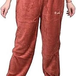 Women's and Men's Wool Fleece Exercise Running Gym Trousers Pajama Yoga Pants Autumn Winter Outfits Red-picture-43