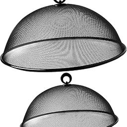 2 Pieces Mesh Iron Food Covers Food Domes Dust Covers Home Kitchen Use-picture-31