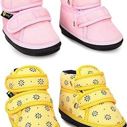 Kids, Baby Shoes with Chu Chu Musical Sound Baby Boys and Girls Pink/Gold-image-8