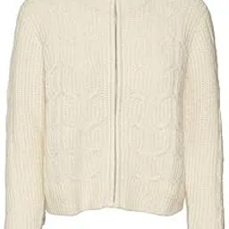 vero moda Blended Women's Cardigan High Neck Sweater-picture-42