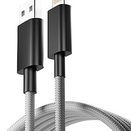 AILKIN Original 27W Fast Charging Nylon Braided Cable [Apple MFi Certified] Lightning to USB Cable for iPhone Charger Cord Compatible with iPhone 14/13/12/11 Pro Max XR/XS/X/8/7/6 Plus,iPad & More-28