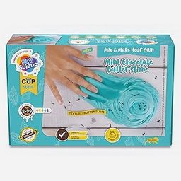 DIYScience® Mint Chocolate Butter Slime Kit, 8+ Years, Make Fluffy & Stretchy Butter Slime, Scented Slime Glue, Activator Gel, Ultralight Foam Clay, Choco Sprinkles-image-75