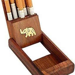 HomEnrich Wooden Cigarette Storage organizer | Pocket Cigarette Case | Cigarette Holder | Stylish Cigarette Holder | Cigarette Storage Box | Portable Cigarette Pocket Case-image-64