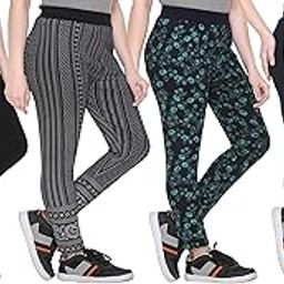Women Free Size Plus Size(Waist Size 36-46 inch) 3XL to 7XL Stretchable Trackpant(Length 37-39 inch_Pack of 4)(778WT4_P$)-image-61