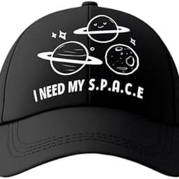 Cap for Men Women | Black Color| Printed Design On Front and Back | Topi Unisex Head Branded Caps Adjustable Strap | Summer Sports Cricket Gym Dance-image-97