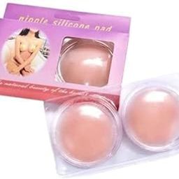 Lifestyle Nipple Cover Reusable for Women Silicone Nipple Pasties Under Bra Skin Friendly Adhesive Nipple Pads for Women Girls Breast Nipple Pasties (1 Pair) Beige-image-11