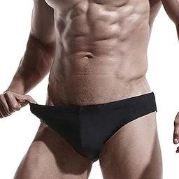 Mens Swim Briefs Bikini Swimsuit Short Swimming Trunksï¼Ë†Black XL-image-24