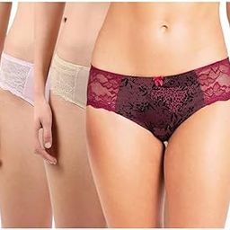Mid Waist Design Solid Cotton Hipster Panty for Girls Women Innerwear Underwear Briefs Multicolour Plus Size-image-7