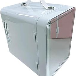 LOOM TREE Skincare Fridge with LED Mirror Small Refrigerator for Dorm Traveling Office White-image-14