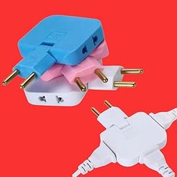EU Extension Chargers Adapter 3 in Plug Rotatable Socket Converter 180 Degree-13