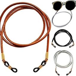 [Pack of 1 Pcs PU Artificial Leather Eyeglasses Sunglasses Retainer Rope|Non slip Anti lost Reading Glasses Lanyard Cord Holder for Optical Glasses Men|women Eyewear Accessory-image-25