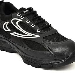 STONIX® ShieldMax Duty Industrial Safety Shoes for Men's | Lightweight and Comfortable (Shoes Size-10, Black)-image-47