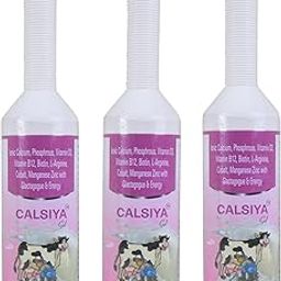 Multivitamin and Calcium Tonic for Cow for Milk Booster Calcium Liquid Supplement for Cows Improve Metabolism Digestive System Blood Calcium Level Pack of 3 (300 Grams Each)-21