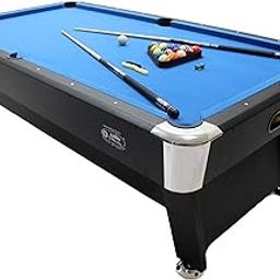 PLAY CITY Pool Table 8Ft. X 4ft. Blue American Style Table-picture-28
