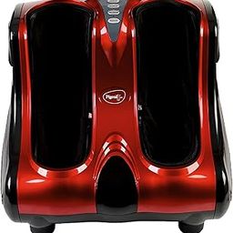 Pigeon Electric Neura Calf, Foot and Leg Massager for Home | Pain Relief Massage for Legs | Heat with 4 Vibration Motors | Rolling and Kneading - Improve Blood Circulation, Red-20
