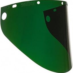 Radnor 9" X 15 12" X .060" Green Shade 3 Polycarbonate Faceshield-image-0