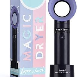 Lyon Lash - Mini USB Rechargeable Brushless Bladeless Portable Fan Air Conditioning Portable Cooling Dryer for Eyelash Extensions, Quick Drying Eyelash Extensions, Quick Adhesive (Black)-image-7