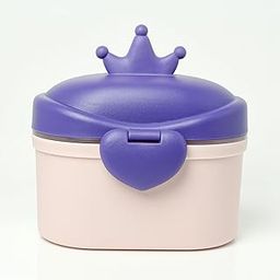 THE LITTLE LOOKERS milk container for kids | container for baby Milk Powder | Container Box with Spoon milk container for kids | container for milk carry | baby milk containers (purple)-image-98