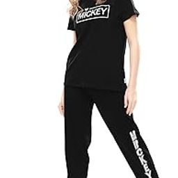 Women’s Mickey Mouse Printed T-Shirt and Joggers Track Suit-image-33