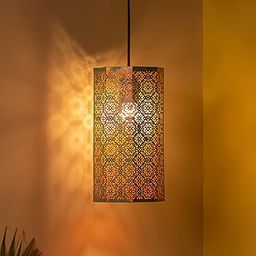 ExclusiveLane Pendant Lights for Ceiling Lamp Pendant Lamp & Hanging Lights in Iron (Without Bulb), Turquoise and Grey-image-99