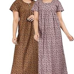 Women's Pure Cotton Regular Nighty Rajasthani Nighty Rajasthani Gown Jaipuri Nighty Jaipuri Gown Maxi Gown-picture-17