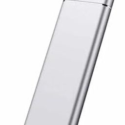 Portable SSD External Solid State Drive Mobile Solid Slim Storage Drive with USB 3.1 Type C for PC, Laptop and Mac Silver 1TB-22