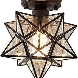 CLUB BOLLYWOOD® PVC Semi Flush Mount Star Ceiling Wall Lamps Flush Mount Black Transparent|Home & Garden | Lamps, Lighting & Ceiling Fans | Chandeliers & Ceiling Fixtures1 Piece Ceiling Light-31