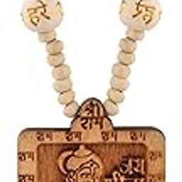 Shri Balaji Bageshwar Dham Sitaram Hanumanji Tulsi Pendant with Mala Neckalce For Men and Women-picture-32