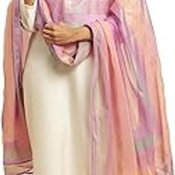 Women's Lilac Floral Printed Chiffon Dupatta_23AUW82141-122344_Free Size_WFS-43
