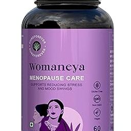 CUREFOREVER Womaneya Menopause Care Capsules | With Ashwagandha, Myo-Inositol & Black Cohosh for Hormonal Balance & Mood Support | 60 Veg Capsules-image-56