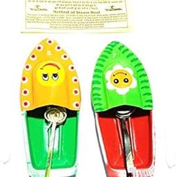 Happiness Creation Aluminium Alloy Cutrunn Beautiful Handmade Boat Put Steamer, Multicolor-image-3