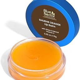 Blue Nectar Shubhr Orange Lip Balm & Gloss with Ghee And Natural Vitamin C for Dry Chapped Lips|100% Ayurvedic|Paraben & Sulphate Free| (10g, 10 Herbs)-image-21