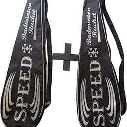 Badminton Racket Cover(Made of Tetron) with Steel Zip Lock Full Size Cover (Pack of 2)-image-67