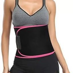 YORFIT Sweat Slim Belt for Men and Women Achieve Your Dream Abs, Burn Fat, Sculpt Your Waist, and Maximize Fitness Results Faster Pink-image-51