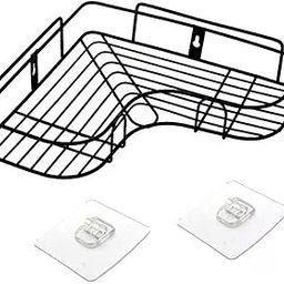 RUDRISHA Wall Mounted Self-Adhesive Bathroom Kitchen Corner Shelf Organiser Storage Rack & Holder Accessories-image-89