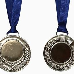 Trophykart Silver Medal (5 cm) - Pack of 6 Medals By Forever Online Shopping-image-41