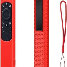 RAYA Silicon Protective Case Cover Compatible with Samsung Smart TV Remote Control 2022-2025 TM2280E QLED TV BN68-13897A [Remote NOT Included] (Red)-image-82