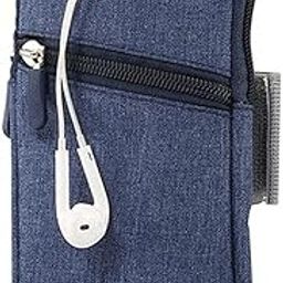 ZAPORA Arm Band Universal Cellphone Bag Case For Screen Large Capacity Phone Case On Hand Sports Phone Pouch Zipper Arm Bag (Color : Hortel�)-image-66