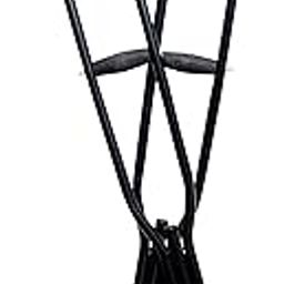 Accurate Healthcare Mobility Walking Stick Height Adjustable 2Pcs Ultralight Underarm Crutch Axillary Walking Stick (Black)-picture-29